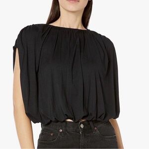 Velvet by Graham & Spencer Black Top Women's size Small